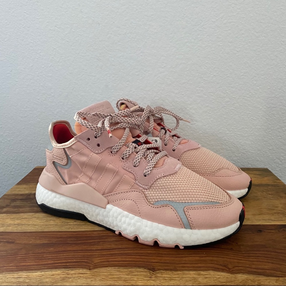 Adidas Nite Jogger 3M Pink Sneakers Running Shoes